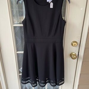 🖤 Calvin Klein Black Fit & Flare Mini Dress | Size 12 🖤